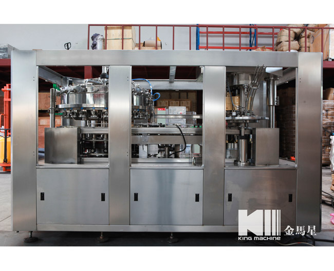 含汽易拉罐飲料灌裝生產(chǎn)線